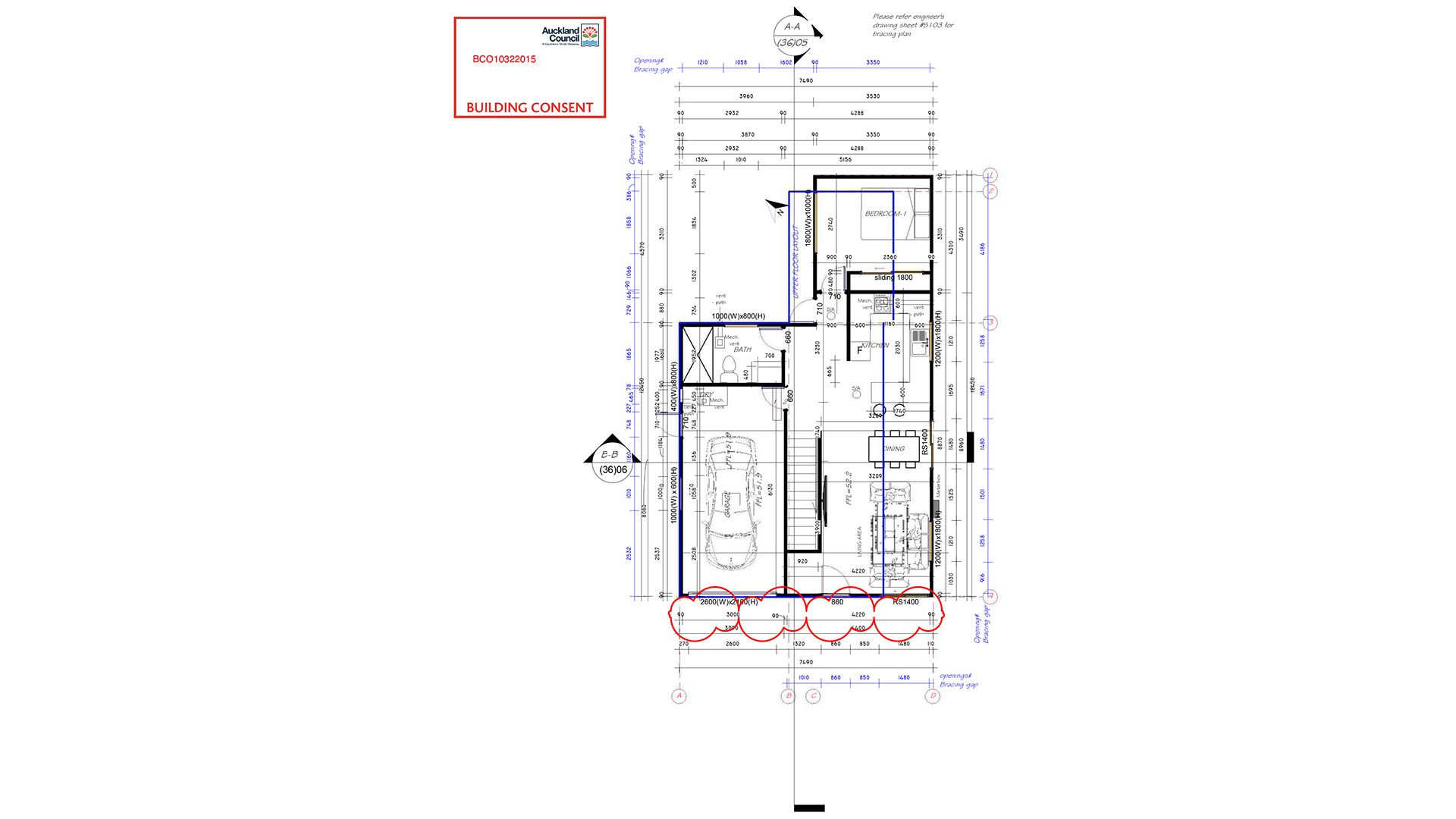 lot 3 ground floor plan 70 Connell